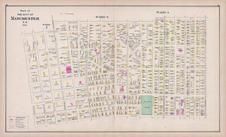 Manchester - Wards 2 3 4A, New Hampshire State Atlas 1892 Uncolored